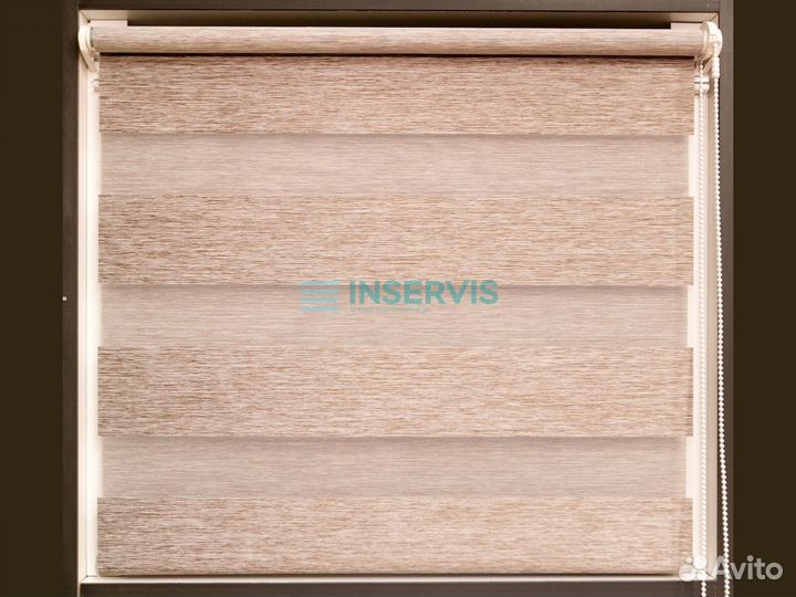 Рулонные шторы зебра на окна