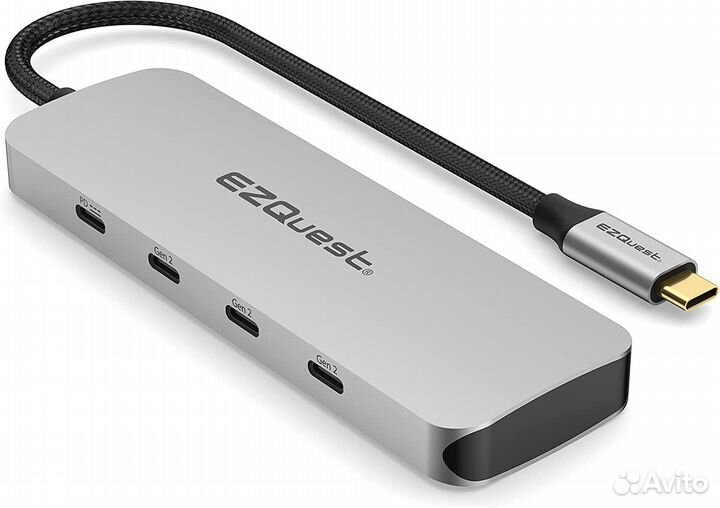 EZQuest USB-C (Type-C) 2Gen-hub + 3.0USB (7-Ports)