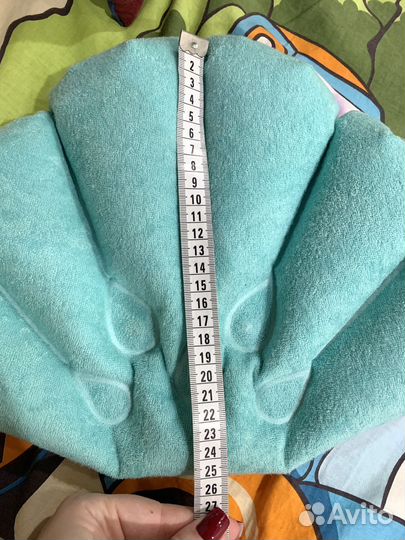 Надувная подушка для ванной ракушка