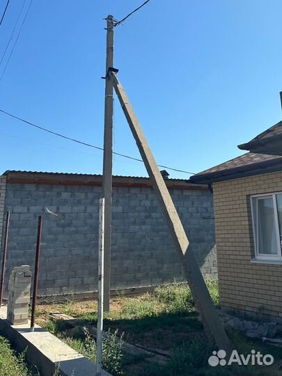 Бетонные столбы