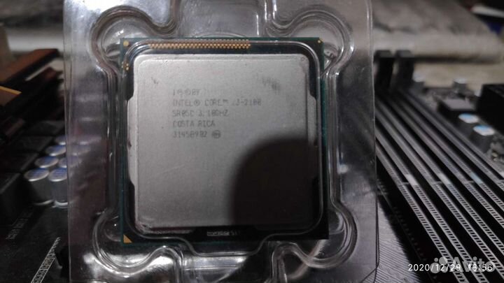 Процессор: Intel Core i3 2100, 3.1 MHz