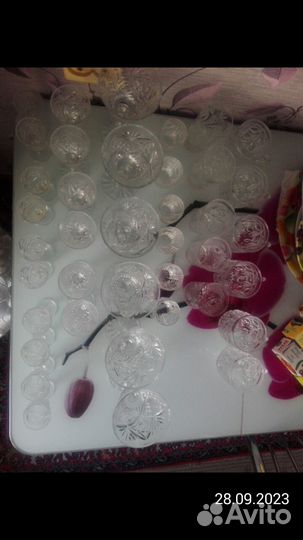 Фужеры хрустальные СССР