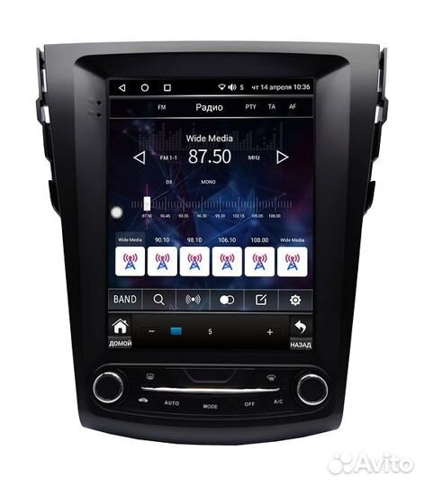 Магнитола тесла для Toyota RAV4 2006 - 2012