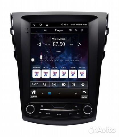 Магнитола тесла для Toyota RAV4 2006 - 2012