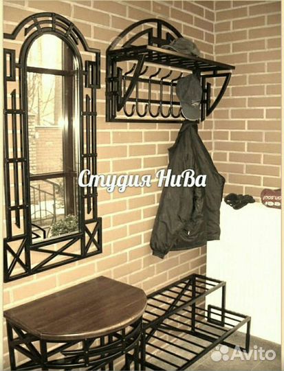 Кованная вешалка № 36