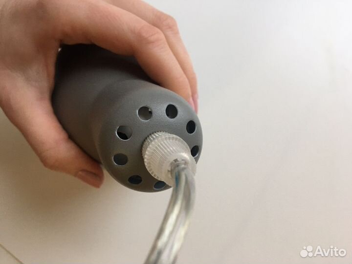 Светильник подвесной серый (матовый)