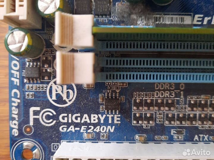 Материнская плата с процессором