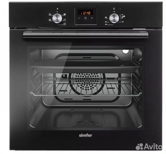 Электрический духовой шкаф Simfer B6EB56014 черный