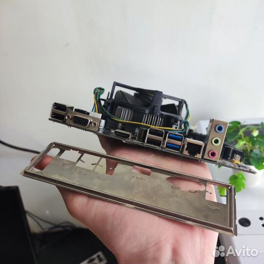 Комплект: Материнская плата 1155 сокете, +бп