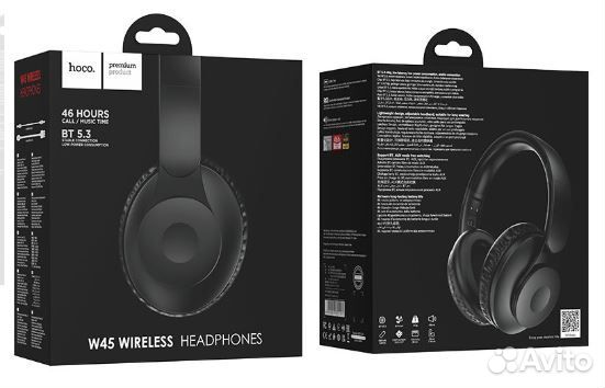 Беспроводные блютус наушники Hoco. Новые