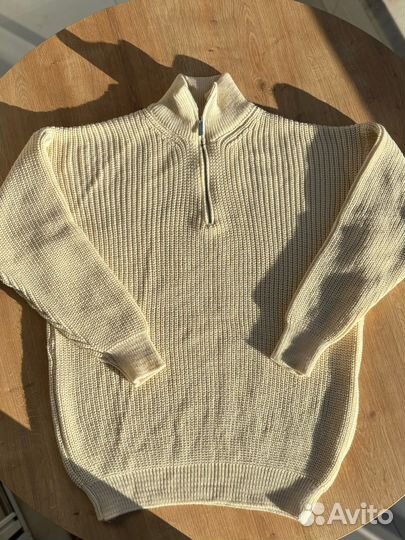 Джемпер полузамок вязаный (шерсть, old money)