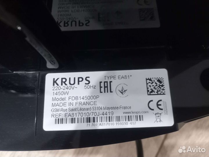 Кофемашина Krups EA817010