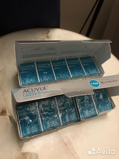 Линзы контактные однодневные acuvue oasys