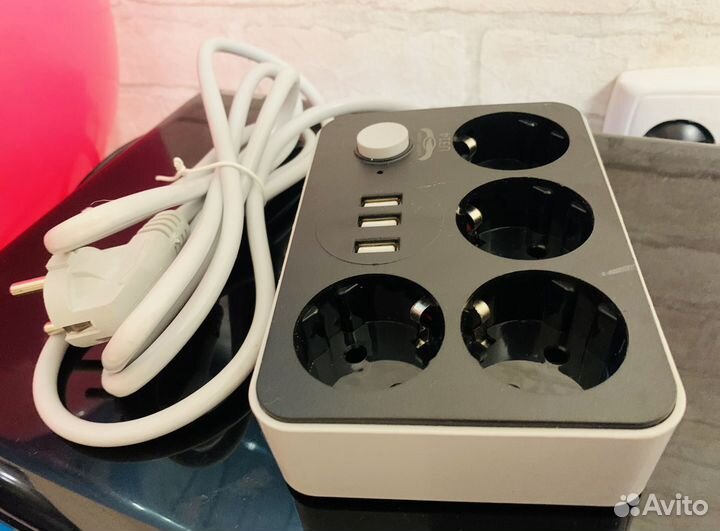 Сетевой фильтр удлинитель тройник