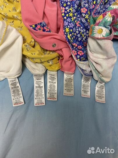 Слипы next для девочки 6-9месяцев