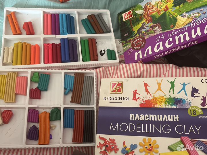 Пластилин классика и восковой луч