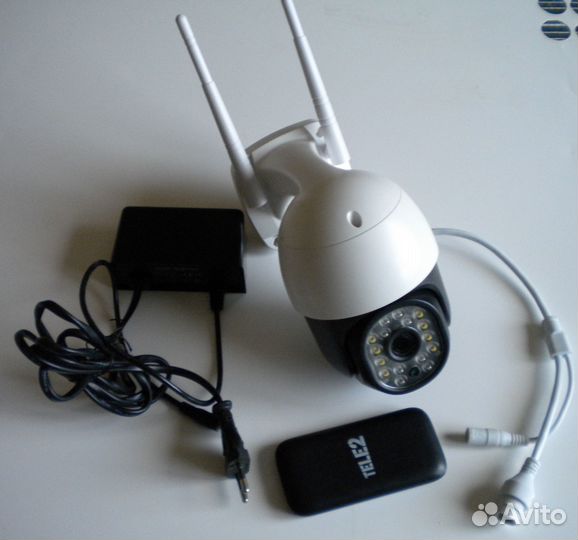 Камера видеонаблюдения QC16 wifi с роутером