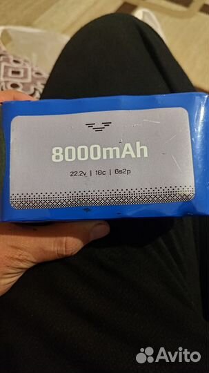 Аккумулятор 8000mAh 10c 22.2v