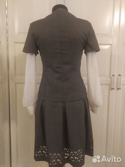 Школьная форма для девочки серая