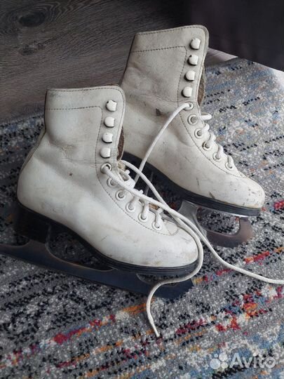 Детские советские коньки 17,5 см