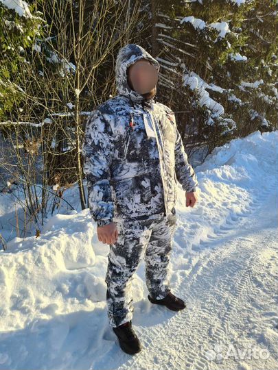 Костюм горка зимняя Белый лес