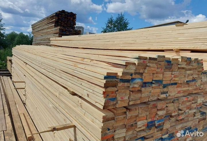Брус обрезной 200х200х6000мм 1 сорт ГОСТ