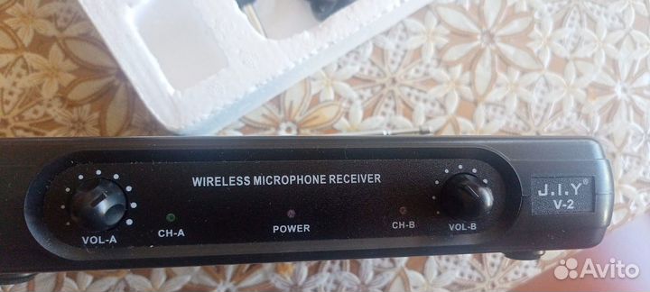 Профессиональная беспроводная система с 2 микрофон