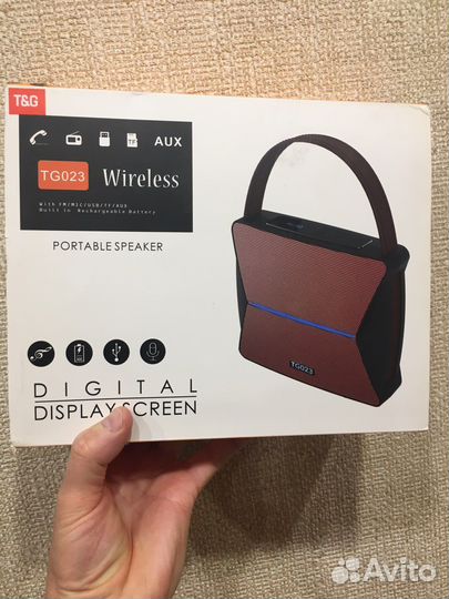 Стерео колонка портативная