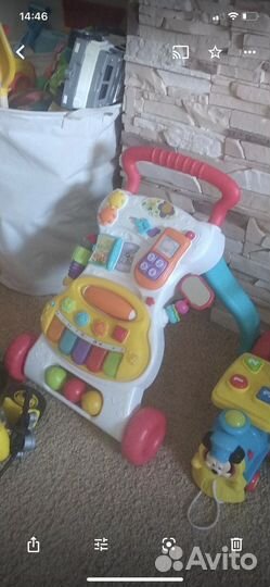 Ходунки каталка fisher price