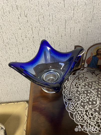 Ваза конфетница богемия