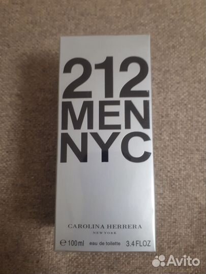 Туалетная вода carolina herrera 212 MEN NYC