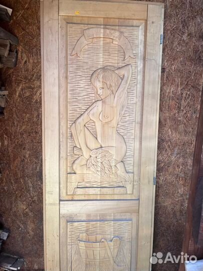 Дверь в парную дерево