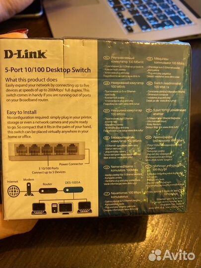 Коммутатор неуправляемый D-link