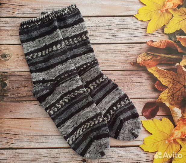 Носки вязанные