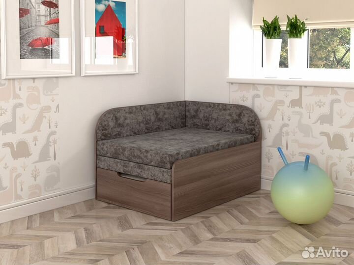 Раскладная кровать-диван с местом для хранения