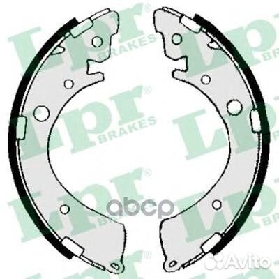 Колодки торм.бар.honda accord 83-89/civic/HR-V