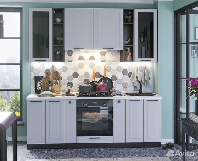 Кухня Глетчер, кухонный гарнитур