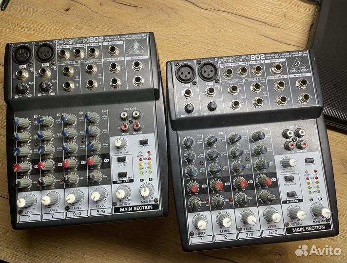 Микшерный пульт behringer xenyx 802