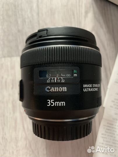 Объектив canon ef 35 mm f/2 is usm