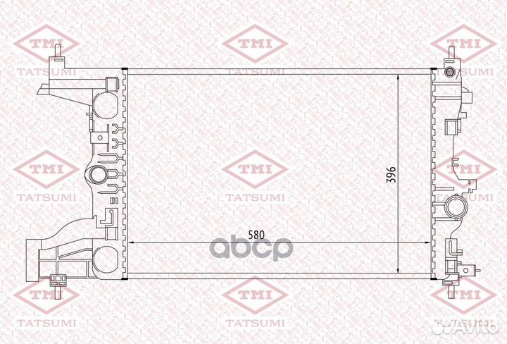 Радиатор охлаждения TGA1082 tatsumi