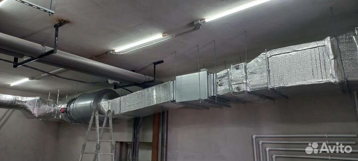 Монтаж системы вентиляции