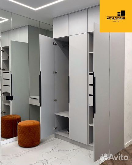 Шкаф с фрезеровкой