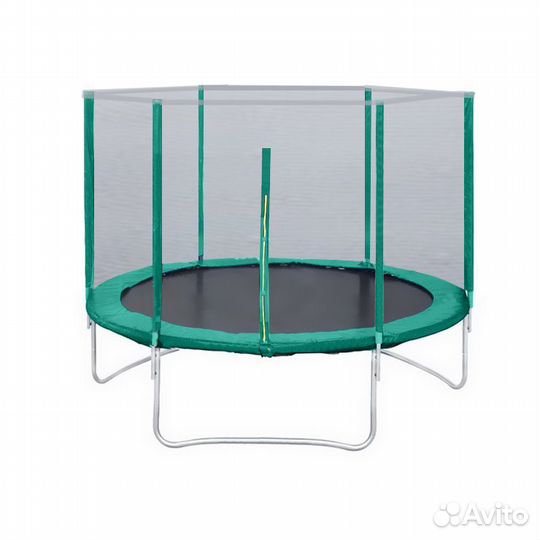 Батут Trampoline - 10 ф (305 см.) с внешней сеткой