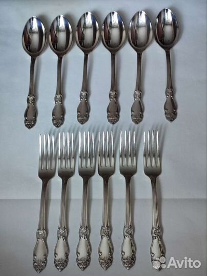 Ложки вилки мельхиор мнц СССР советские рмз