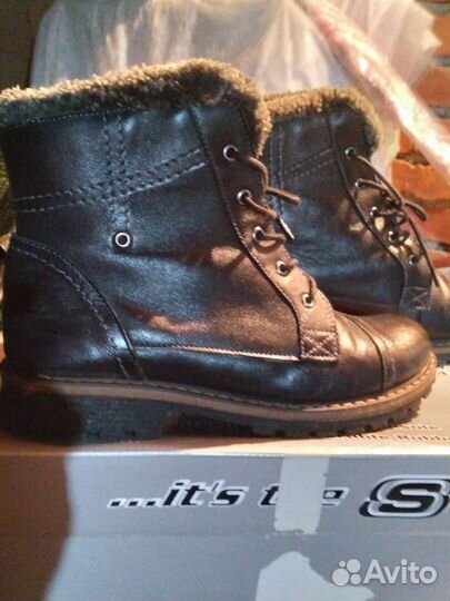 Ботинки женские 38.5 размер натуральная кожа