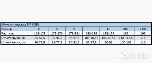 Горнолыжная мужская Курта RIP curl размер L новая