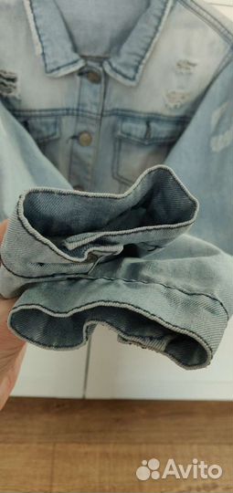 Джинсовая куртка для девочки 146 152