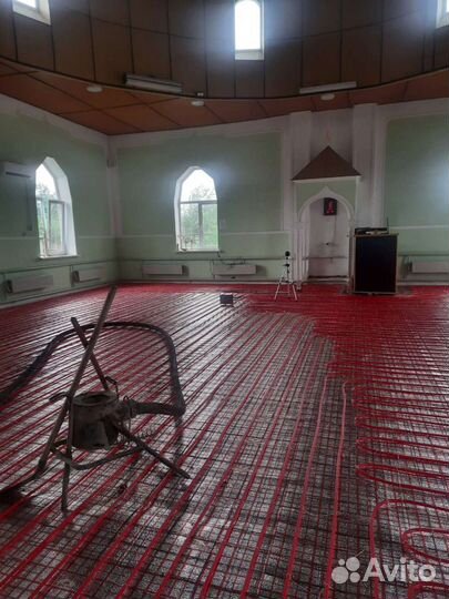 Полусухая стяжка пола с материалом