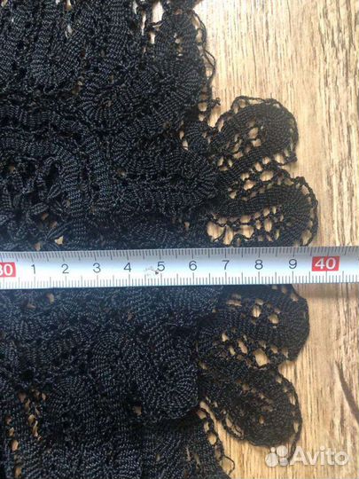 Старинный палантин (шелк, коклюшки)