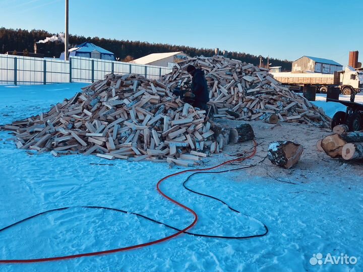 Дрова березовые колотые